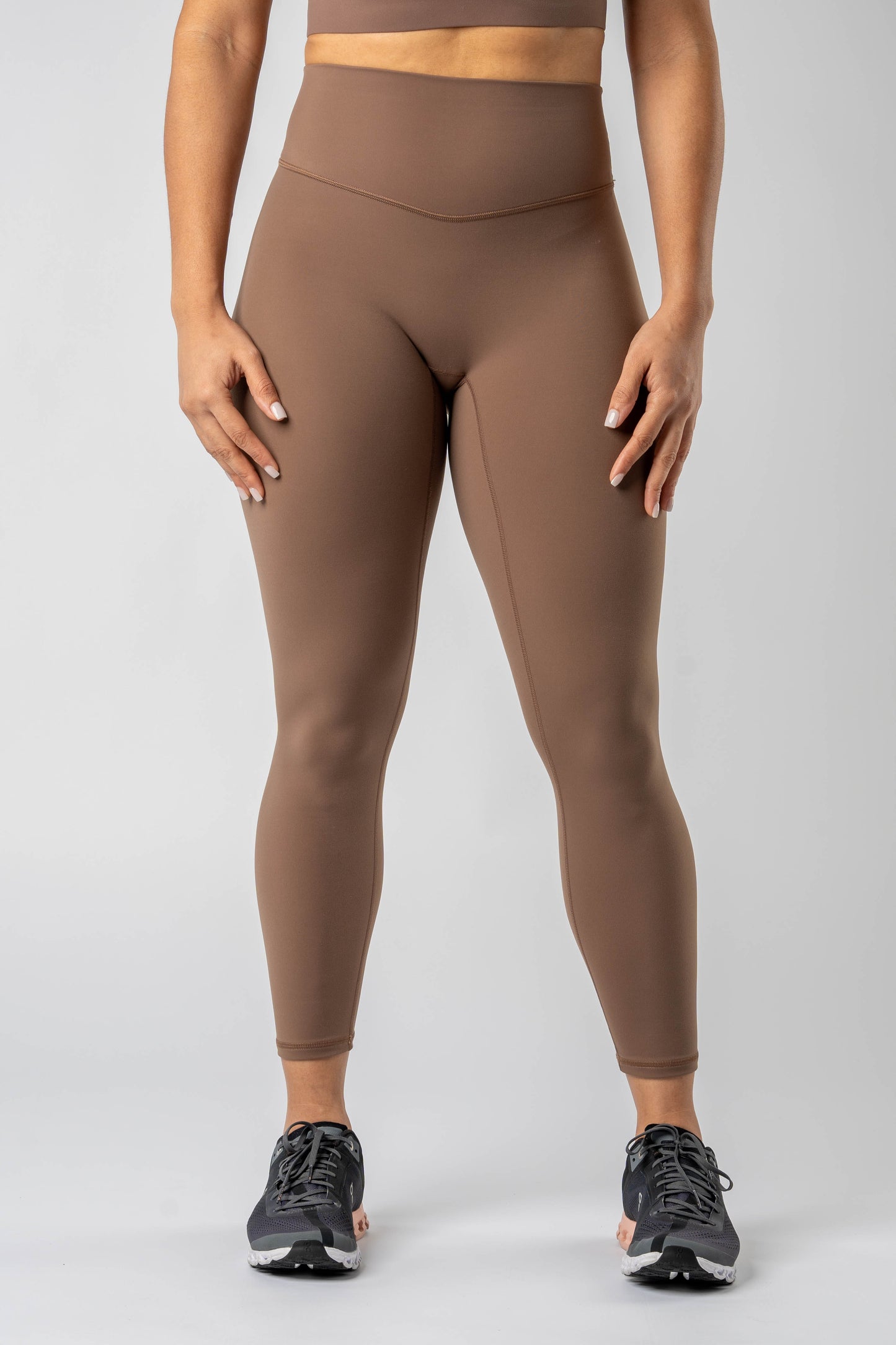 High Waist Legging | Brown | 26''