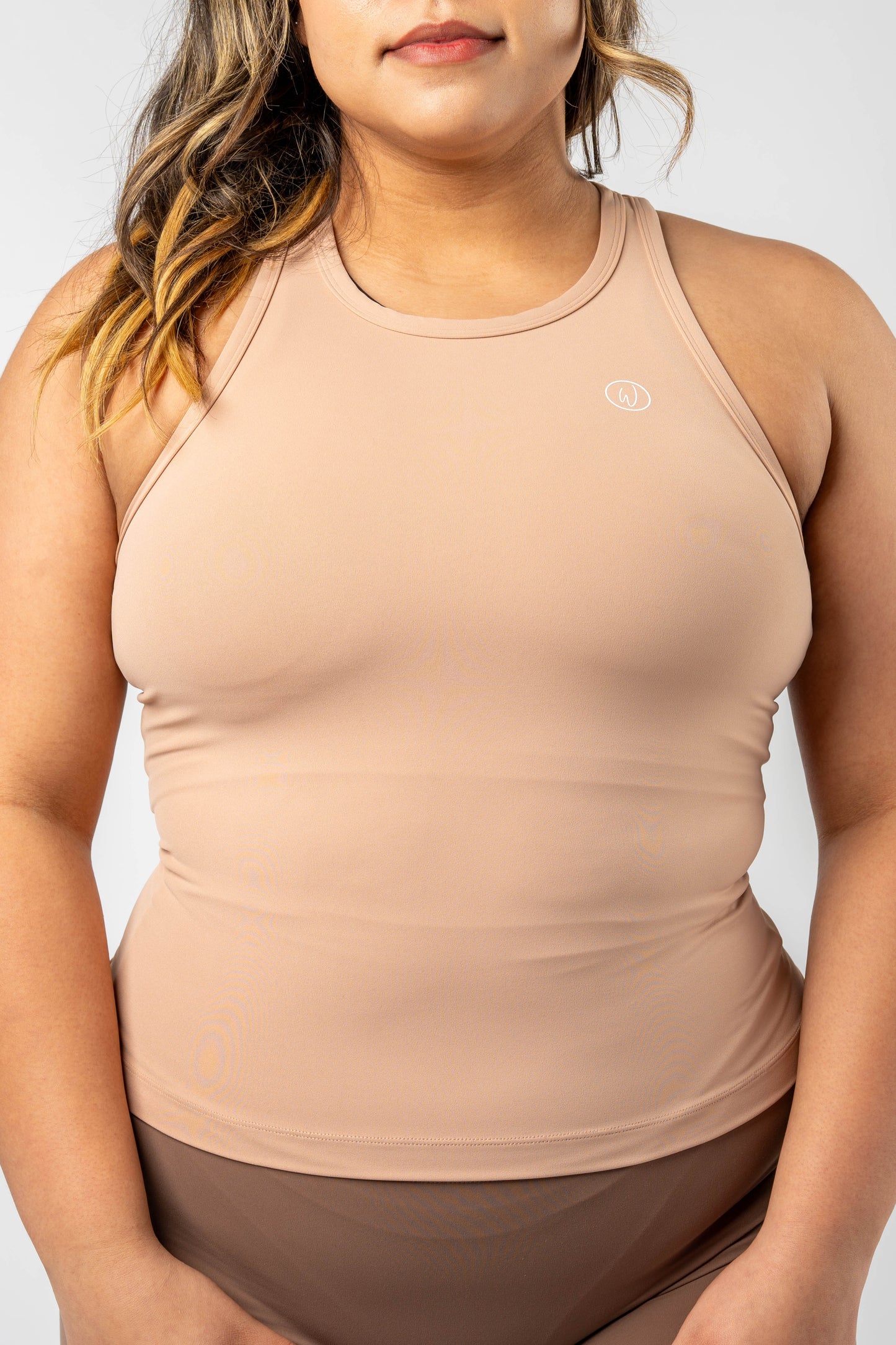 Racerback Tank Top | Brown