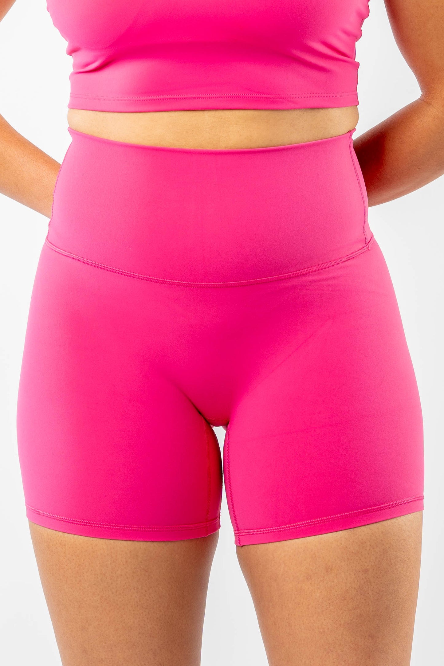 High Waist Shorts | Pink | 6''