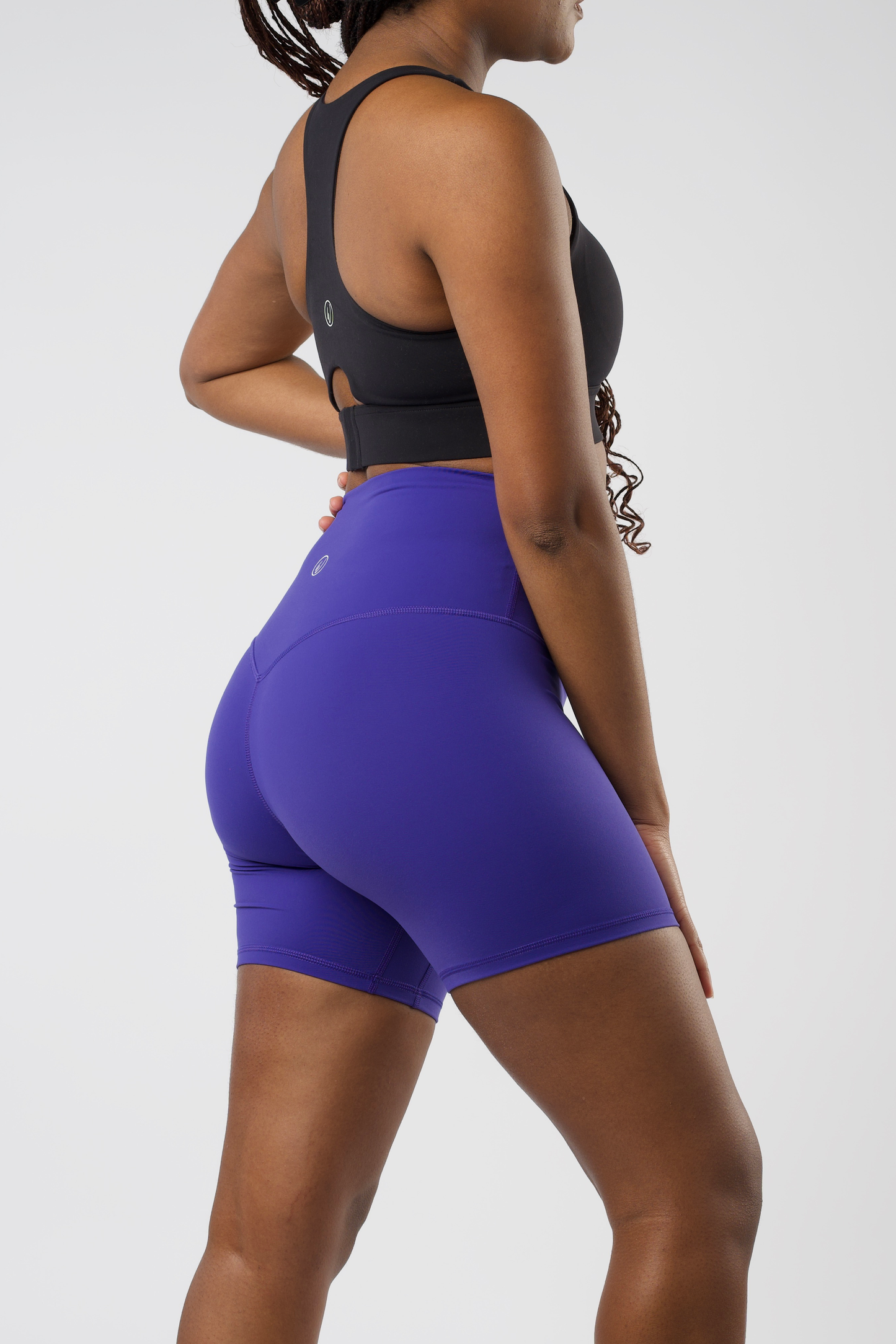 High Waist Shorts | Blue | 6''